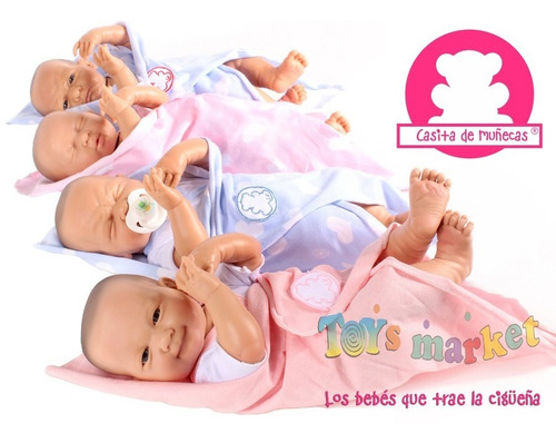 Imagen 6 de 8 de Bebote Real Recién Nacido 58 Cm Bebe Reborn Casita Muñecas