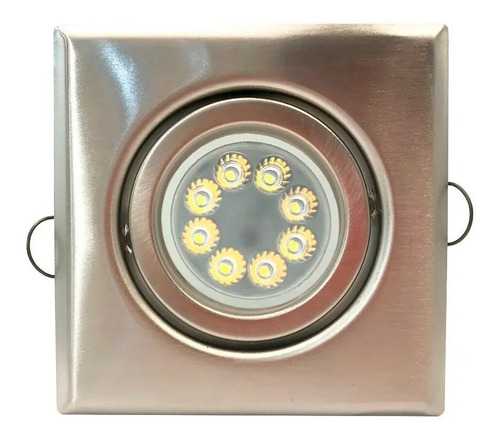 Pack 10 Spot Embutir Platil Lamp Dicroica Led 7w Cob 220v