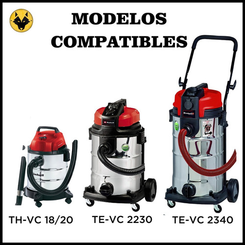 Imagen 6 de 10 de Extensión De Manguera Flexible Einhell Aspiradoras Boquillas