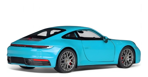 Porsche Carrera 4s 1/24 Diecast Collectible Welly + Miami Blue | Celeste Aurora
