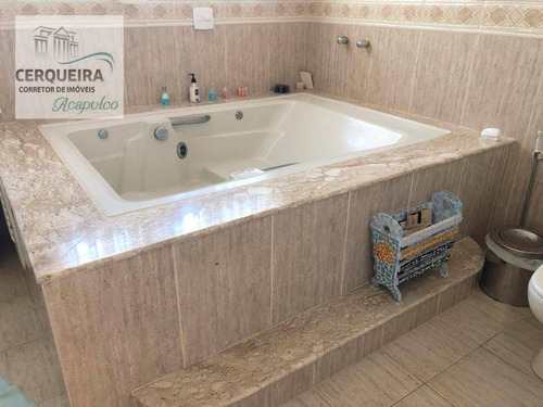 Casa Com 5 Dormitórios À Venda, 450 M² Por R$ 1.600.000 - Acapulco - Guarujá/sp - Ca0555
