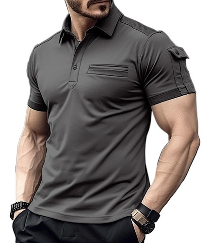 Polo Informal De Manga Corta Para Hombre, Camiseta Cómoda