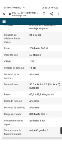 Imagen 4 de 6 de Antena Celular De Estación Base 8 Puertos