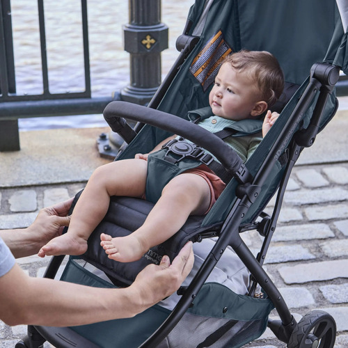Carriola Cochecito Para Bebe Infantil Ingenuity Compacto Azul Marino Negro