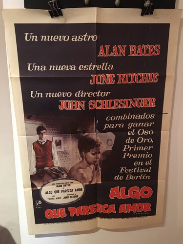 Afiche De Cine Original - Algo Que Parezca Amor