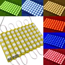 Comprar 10 Modulos Led 6 Pepas 12v A 3w -- 8 Colores Disponibles