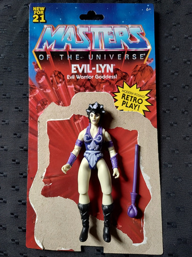 Motu Origins Abierto Completo Evil Lyn 2002 Cartón Comic