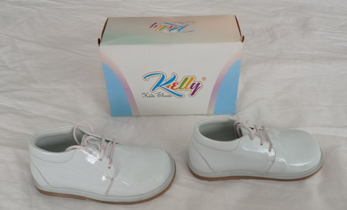 Zapato Bautismo Blanco Niño Talla 24 Para Bautizo