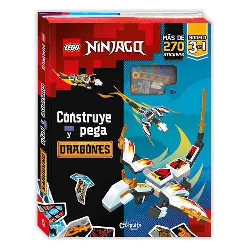 Libro Ninjago Construye Y Pega : Dragones De Lego Books