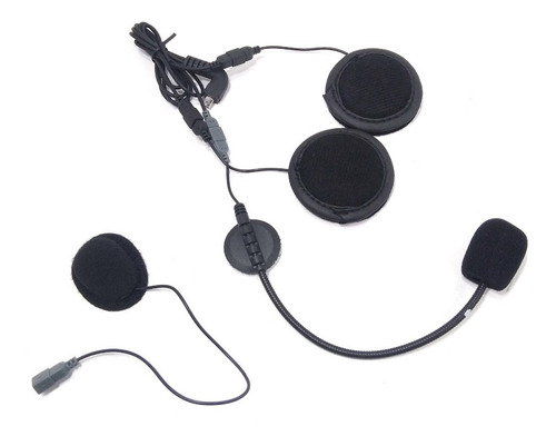 Kit Auriculares Microfono Mini Cuadrado Intercomunicador E2 