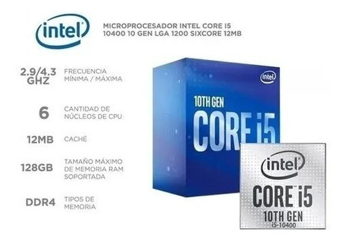 Imagen 2 de 6 de Pc Cpu Armada Asus H510m + Intel Core I5 10400 + 8gb + 240gb
