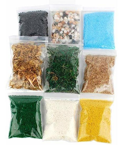 Nwfashion Paisaje Basing Kit De Materiales, Piedra, Nieve, H