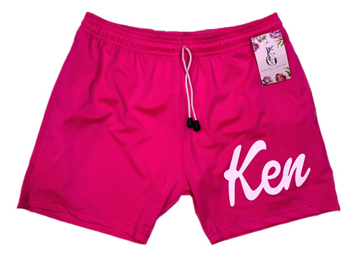 Short Caballero Hombre Barbie Ken Rosa Playa 