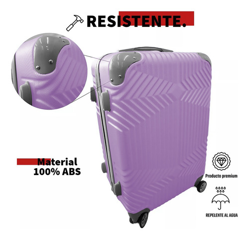 Maleta De Viaje Rígida 21 Pulgadas Ligera Con Ruedas 360°