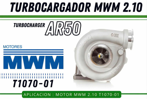 Turbo Motor Mwm 6cil 2.10 T1070-01 Ar50