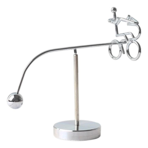 Metal Cycler Balance Giratorio Juguete Escritorio Ornamento