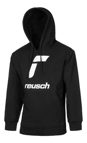 Buzo Hoodie Deportivo Reusch Modelo Rustico C/ Negro 