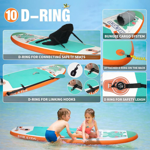 Tabla De Paddle Surf Inflable Para Niños Susiebay Con Acceso