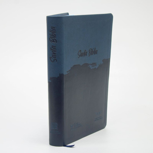 Libro Biblia Reina Valera Con Ayudas Digitales, Azul