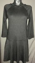 Comprar Vestido Gap Kids Xxl (14-16) Gris Rayas Negro Manga Larga