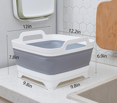 Bandejas De Plato Plegables Zhildchen Para Lavar Platos 9l
