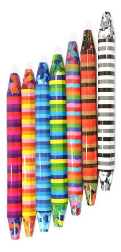 Crayones Dobles 7 Unidades Multicolor