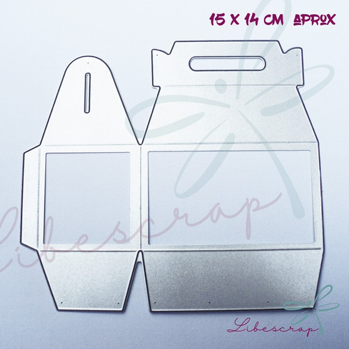 Suaje O Troquel Caja Lonchera Mini Para Sizzix Box Lunch