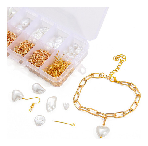 Perlas Barrocas Abs Hechas En Casa Con Agujero Conjunto 2