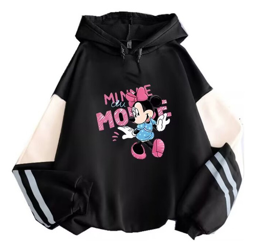 Diseño De Empalme De Sudadera Con Estampado Moderno De Minni