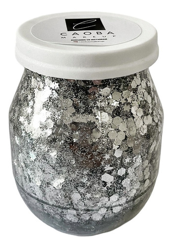 Frasco Grande Holográficos Party Glitter Gel Rostro Cuerpo