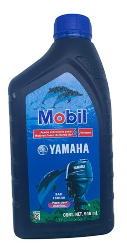 Aceite Yamaha Mobil 4t Para Motores Fuera De Borda 15w-40