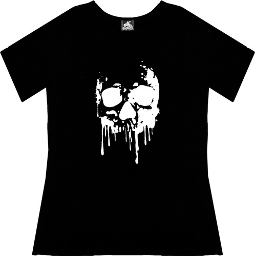 Blusa Calavera Dama Rock Metal Tv Camiseta Urbanoz