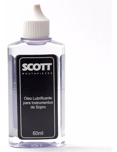 Oleo Mineral Lubrificante Para Instrumentos Sopro Scott 60ml