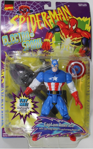 Figura De Colección Capitán América - Electric Spark