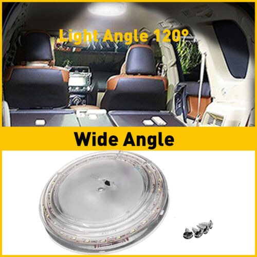 Rv Led 12v Ceiling Fixture Round Reading Dome Light For Bbv