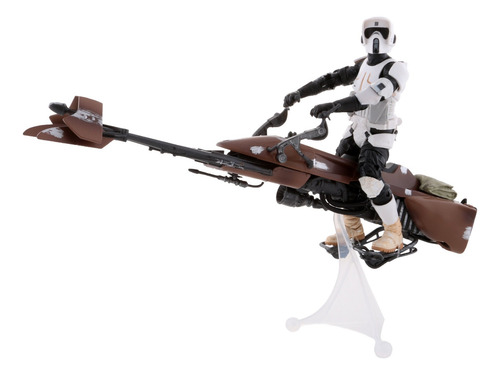 Star Wars Black Series -speeder Bike With Biker Scout -