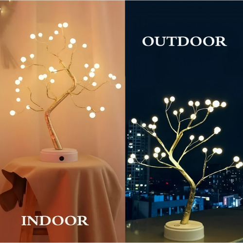 - Luces Navideñas Para Decoración Del Hogar, Árbol De Bonsái