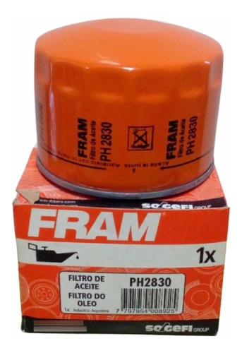 Filtro De Aceite Fram Renault 4 6 11 12 18 Fram Ph2830