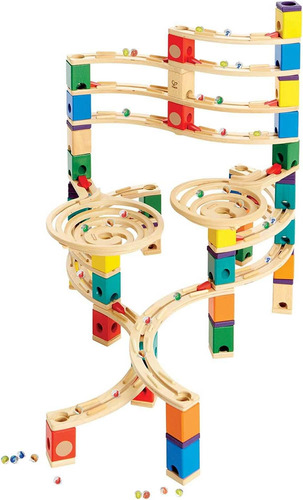 Construcción Galardonada De Pista De Canicas De Madera Hape