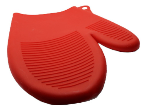 Luva De Silicone Térmica Para Pegar Coisas Quentes Cor Vermelho