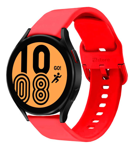 Correa Compatible Samsung Galaxy Watch 42mm Rojo Hebilla 20m