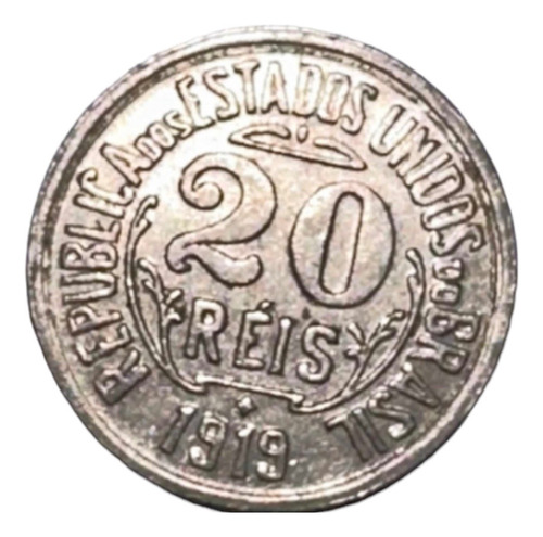 3 Moedas 20 Reis 1919/1920/1921 Originais C04 (Usado)