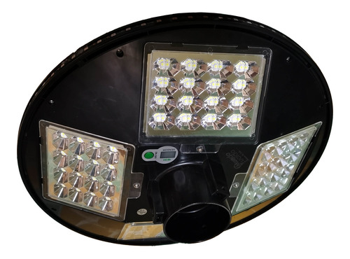 2 Pz Lampara Solar Led 200w Para Poste 360grados Tipo Ovni