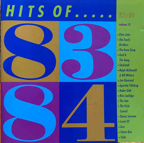 Cd - Variado / Hits Of 83 + 84. Compilación (1992)