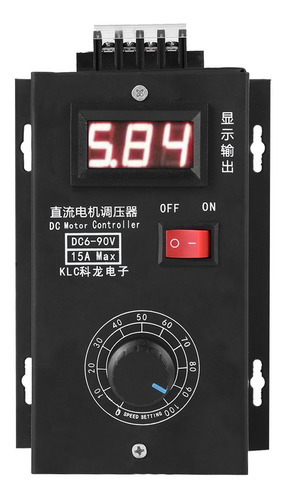 Regulador De Velocidad Del Motor Dc 6-90v Pwm Módulo 15a Co