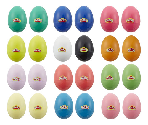 Play-doh Eggs - Paquete De 24 Compuestos De Modelado No Tó.