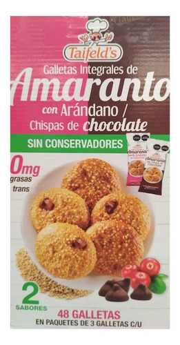 Galletas Integrales De Amaranto 48 Galletas 608g