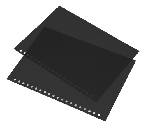 Protector De Papel Negro, 50 Unidades, Tapa De Encuadernació