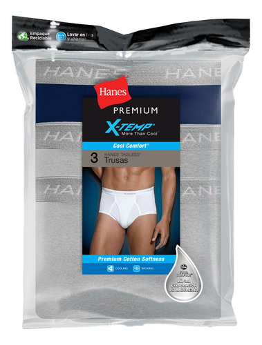 Hanes Premium Trusa 7963px9 Con Tecnología X-temp Hombre P3
