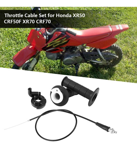 Juego De Cables De Acelerador Cr80/cr60 Para Honda Xr50 Crf5